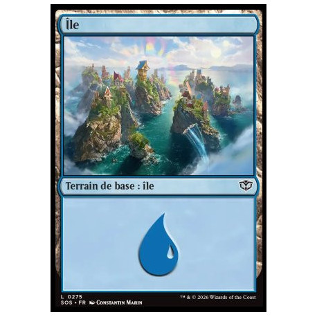 (Foil) Terrain - Île (V3) (L) [SOS]