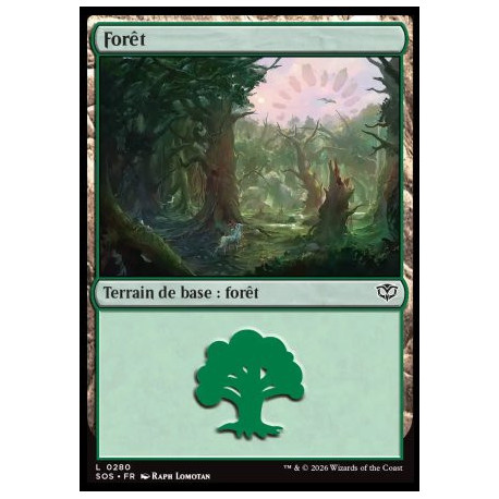 (Foil) Terrain - Forêt (V2) (L) [SOS]
