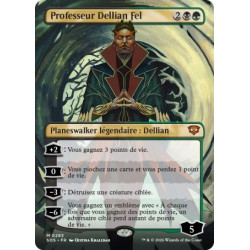 (Foil) Multicolore - Professeur Dellian Fel (V2, Study Borderless) (M) [SOS]