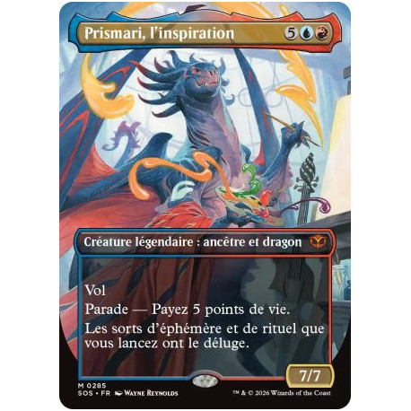 (Foil) Multicolore - Prismari, l'inspiration (V2, Study Borderless) (M) [SOS]