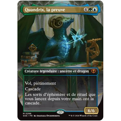 (Foil) Multicolore - Quandrix, la preuve (V2, Study Borderless) (M) [SOS]