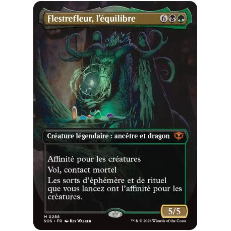 (Foil) Multicolore - Flestrefleur, l'équilibre (V2, Study Borderless) (M) [SOS]