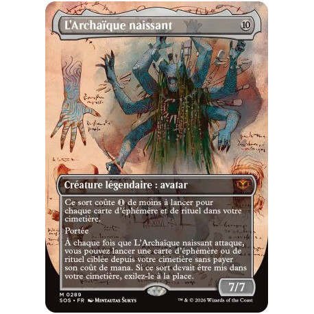 (Foil) Incolore - L'Archaïque naissant (V2, Field Notes) (M) [SOS]