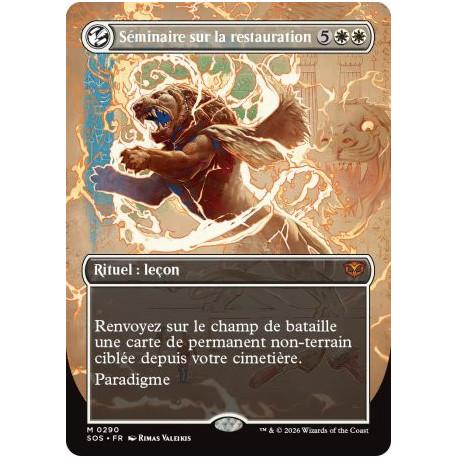 (Foil) Blanche - Séminaire sur la restauration (V2, Field Notes) (M) [SOS]