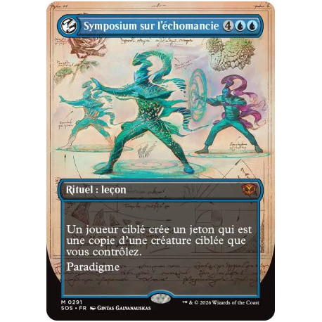 (Foil) Bleue - Symposium sur l'échomancie (V2, Field Notes) (M) [SOS]