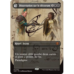 (Foil) Noire - Dissertation sur le décorum (V2, Field Notes) (M) [SOS]