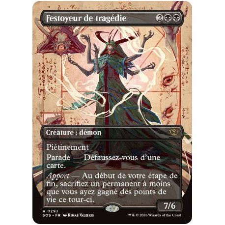 (Foil) Noire - Festoyeur de tragédie (V2, Field Notes) (R) [SOS]