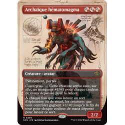 (Foil) Rouge - Archaïque hématomagma (V2, Field Notes) (R) [SOS]