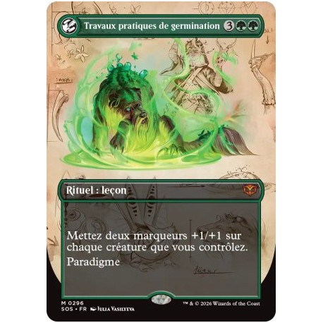 (Foil) Verte - Travaux pratiques de germination (V2, Field Notes) (M) [SOS]