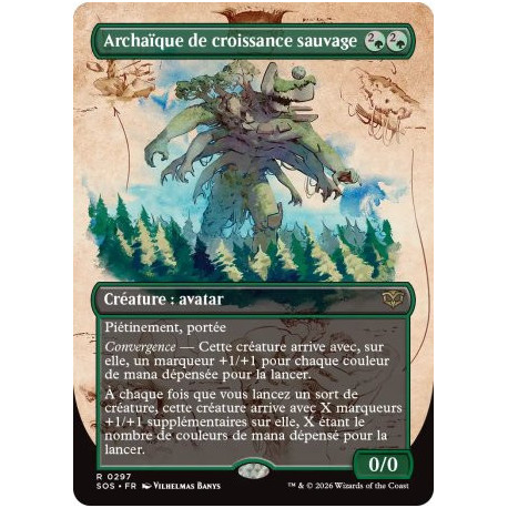 (Foil) Verte - Archaïque de croissance sauvage (V2, Field Notes) (R) [SOS]
