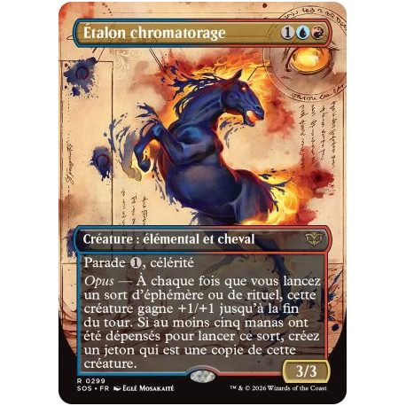 (Foil) Multicolore - Étalon chromatorage (V2, Field Notes) (R) [SOS]
