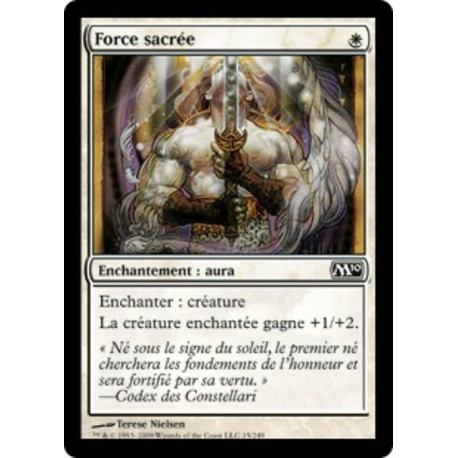 (Foil) Blanche - Force sacrée (C) [M10]