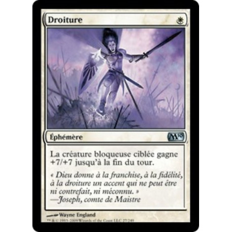 (Foil) Blanche - Droiture (U) [M10]