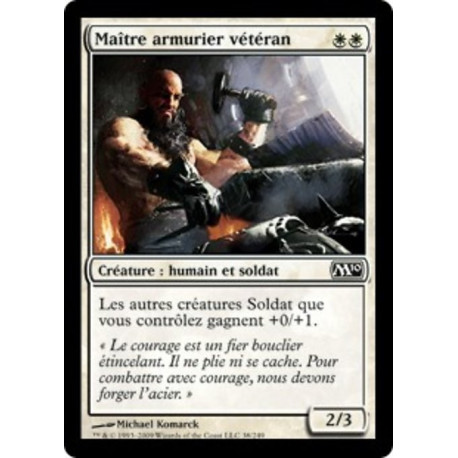 (Foil) Blanche - Maître armurier vétéran (C) [M10]