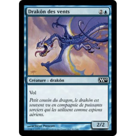 (Foil) Bleue - Drakôn des vents (C) [M10]