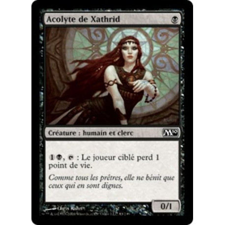 (Foil) Noire - Acolyte de Xathrid (C) [M10]