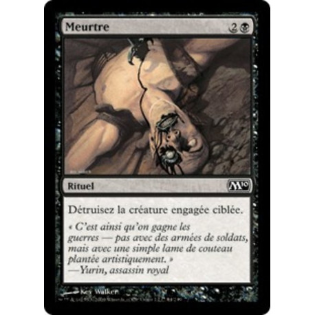 (Foil) Noire - Meurtre (C) [M10]