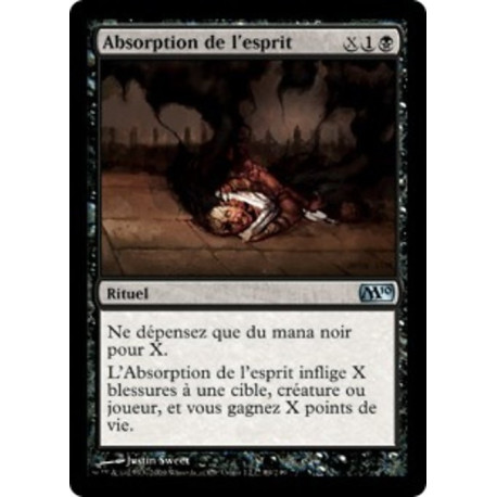 (Foil) Noire - Absorption de l'esprit (U) [M10]