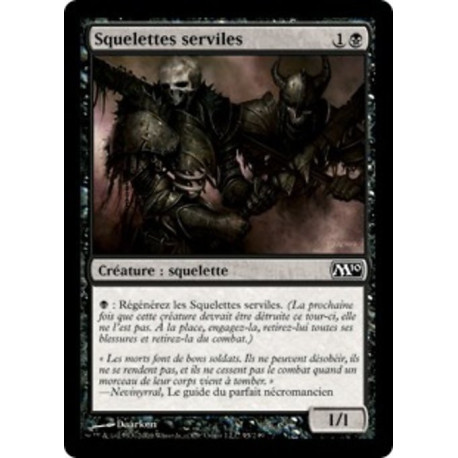 (Foil) Noire - Squelettes serviles (C) [M10]