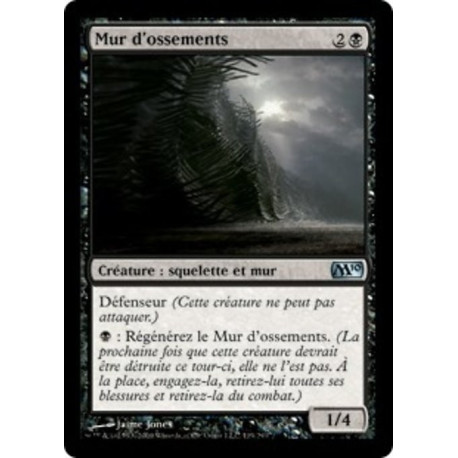 (Foil) Noire - Mur d'ossements (U) [M10]