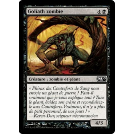 (Foil) Noire - Goliath zombie (C) [M10]