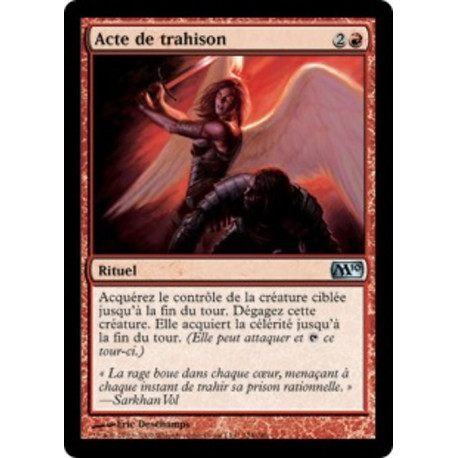 (Foil) Rouge - Acte de trahison (U) [M10]