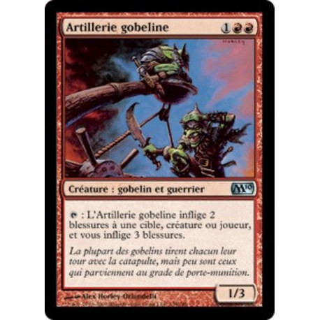 (Foil) Rouge - Artillerie gobeline (U) [M10]
