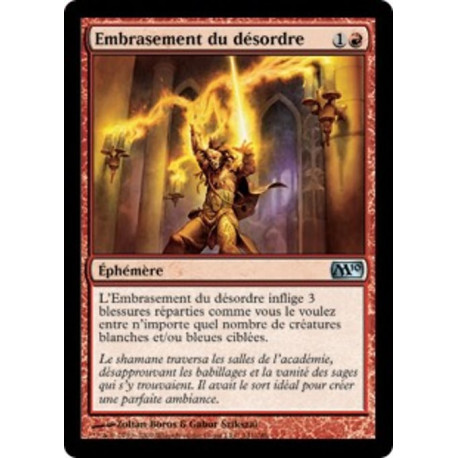 (Foil) Rouge - Embrasement du désordre (U) [M10]