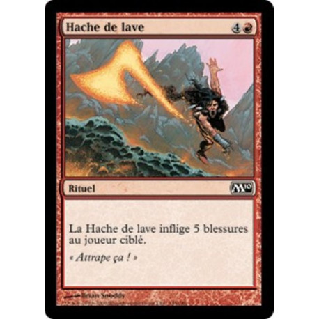 (Foil) Rouge - Hache de lave (C) [M10]