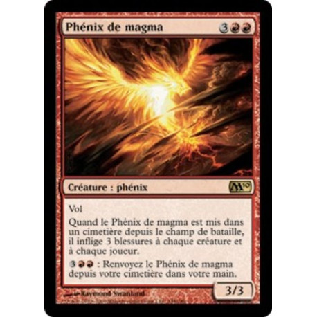 (Foil) Rouge - Phénix de magma (R) [M10]