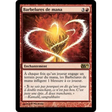 (Foil) Rouge - Barbelures de mana (R) [M10]