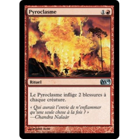 (Foil) Rouge - Pyroclasme (U) [M10]