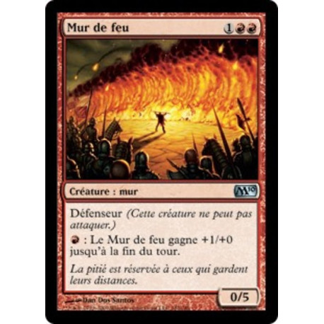 (Foil) Rouge - Mur de feu (U) [M10]