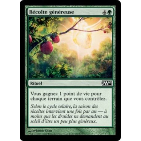 (Foil) Verte - Récolte généreuse (C) [M10]