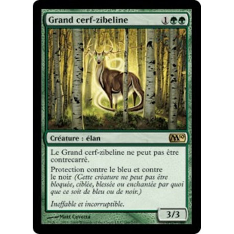 (Foil) Verte - Grand cerf-zibeline (R) [M10]