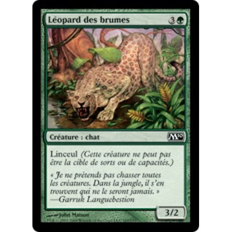 (Foil) Verte - Léopard des brumes (C) [M10]