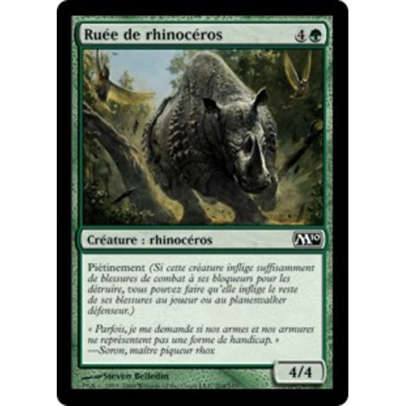 (Foil) Verte - Ruée de rhinocéros (C) [M10]
