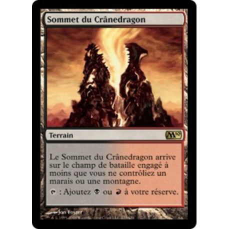 (Foil) Terrain - Sommet du Crânedragon (R) [M10]
