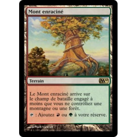 (Foil) Terrain - Mont enraciné (R) [M10]