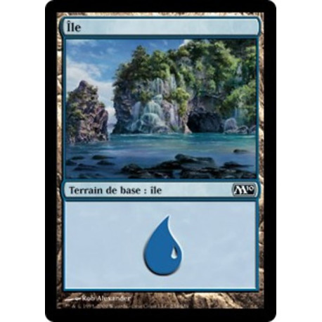 (Foil) Terrain - Île (V1) (L) [M10]