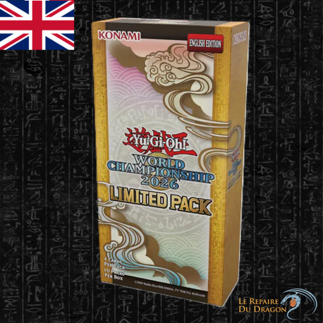 Display Limited Pack World Championship 2026, 10 boosters (en ANGLAIS) - Yu-Gi-Oh!