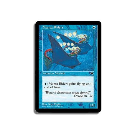 Bleue - Chevaucheuses de mantas (C)