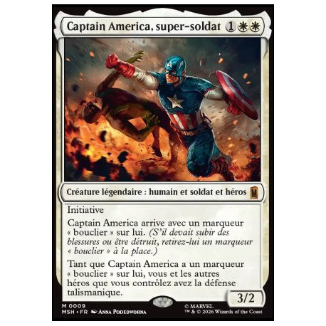 Blanche - Captain America, super-soldat (V1) (M) [MSH]