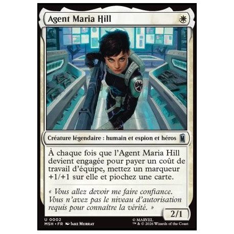 (Foil) Blanche - Agent Maria Hill (U) [MSH]
