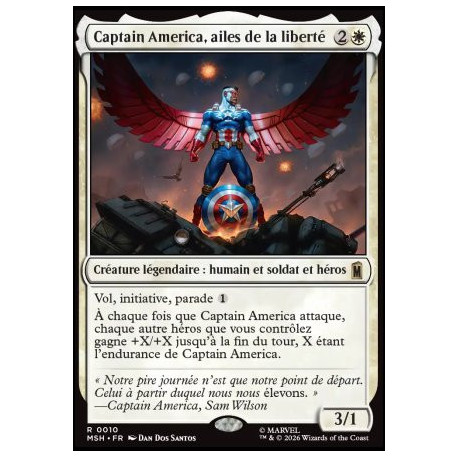 (Foil) Blanche - Captain America, ailes de la liberté (V1) (R) [MSH]
