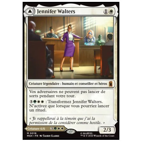(Foil) Blanche - Jennifer Walters // La sensationnelle Miss Hulk (V1) (M) [MSH]