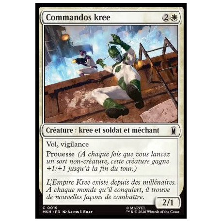 (Foil) Blanche - Commandos kree (C) [MSH]