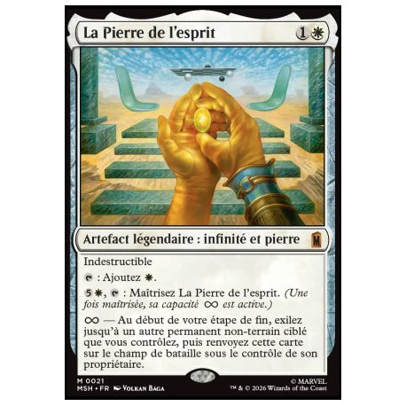 (Foil) Blanche - La Pierre de l'esprit (M) [MSH]