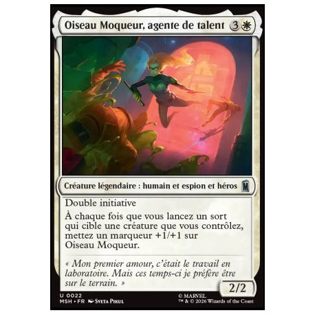 (Foil) Blanche - Oiseau Moqueur, agente de talent (U) [MSH]