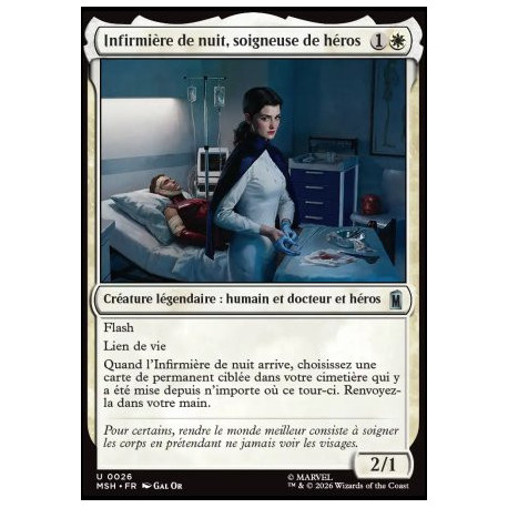 (Foil) Blanche - Infirmière de nuit, soigneuse de héros (U) [MSH]